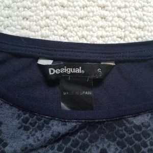 Desigual Tops - Desigual navy long sleeve printed blouse size S Desigual Tops - Desigual navy long sleeve printed blouse size S